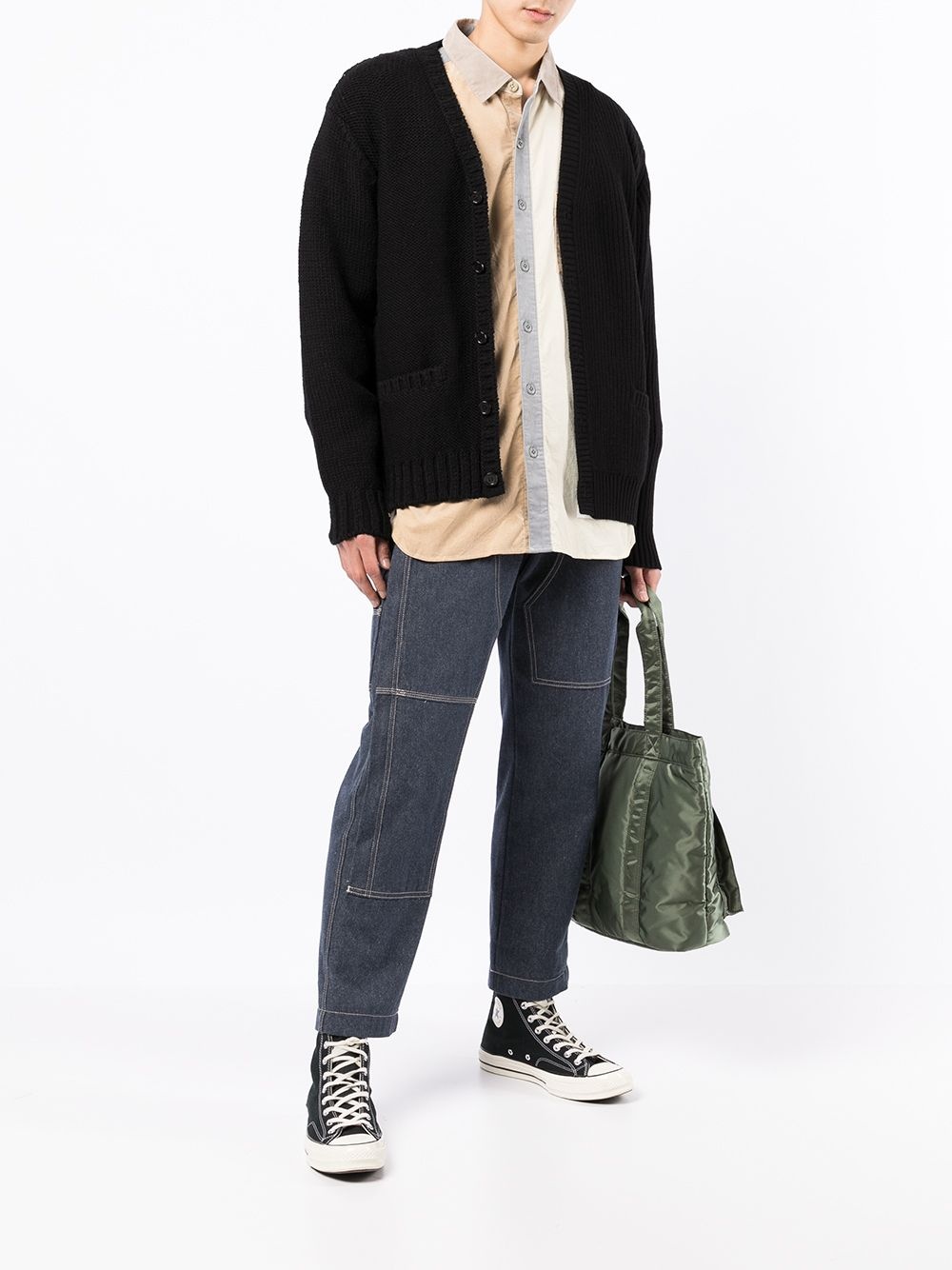 V-neck cardigan - 2
