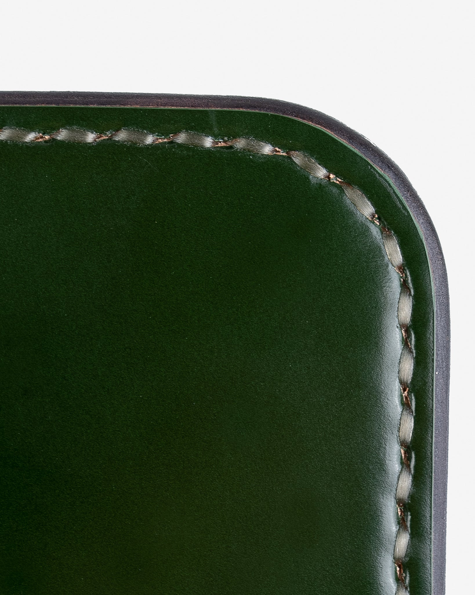 IHG-02-GRN Medium Shell Cordovan Wallet - Green - 5
