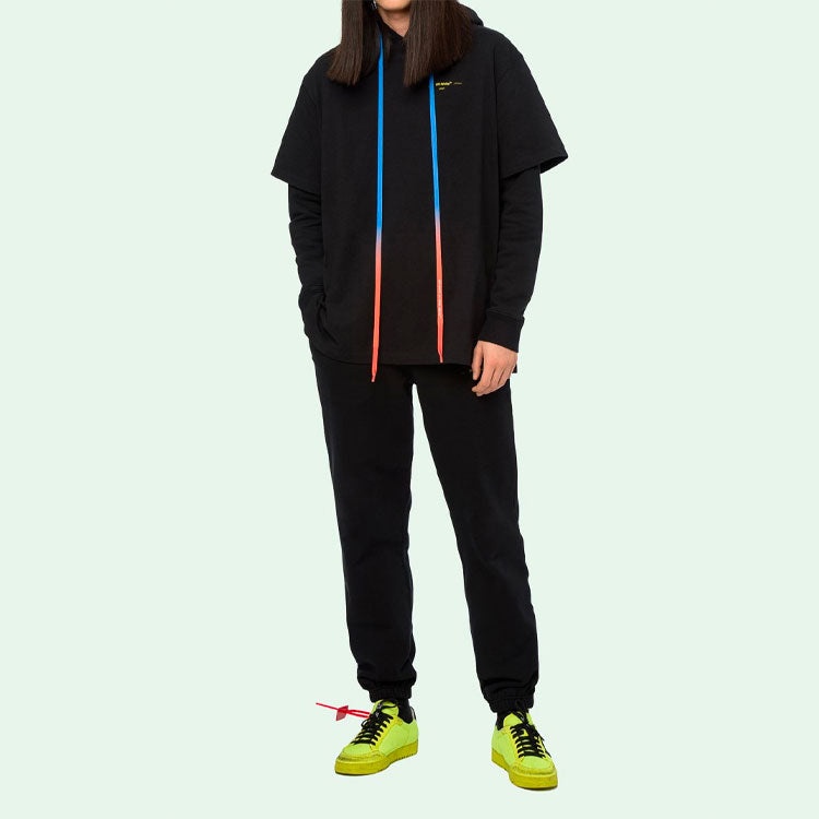 Off-White Back Arrow Printing Drawstring Black OMAB033F191850101060 - 6