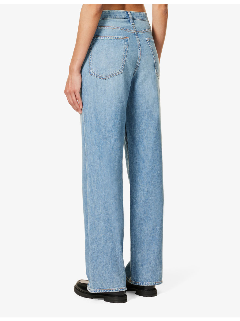 Logan wide-leg mid-rise jeans - 4