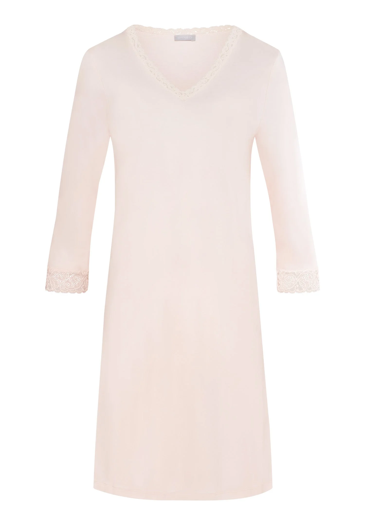 Moments Lace Trim Cotton Nightgown - 1
