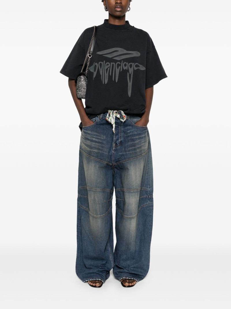 BALENCIAGA 3B Liquified Oversize t-shirt outlook