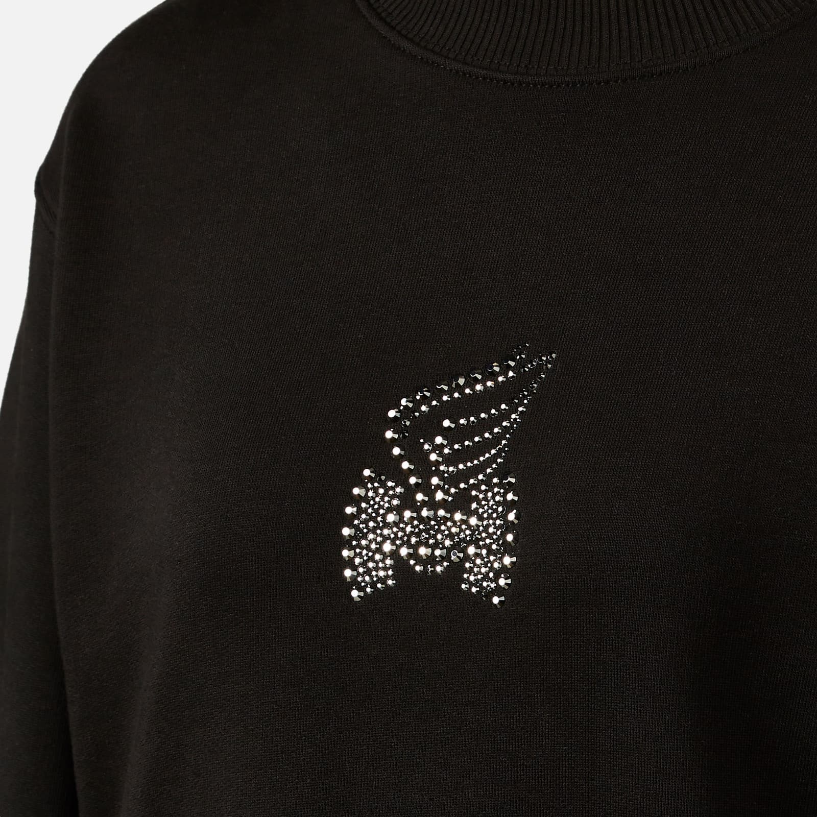 Round Neck Sweatshirt Black - 3
