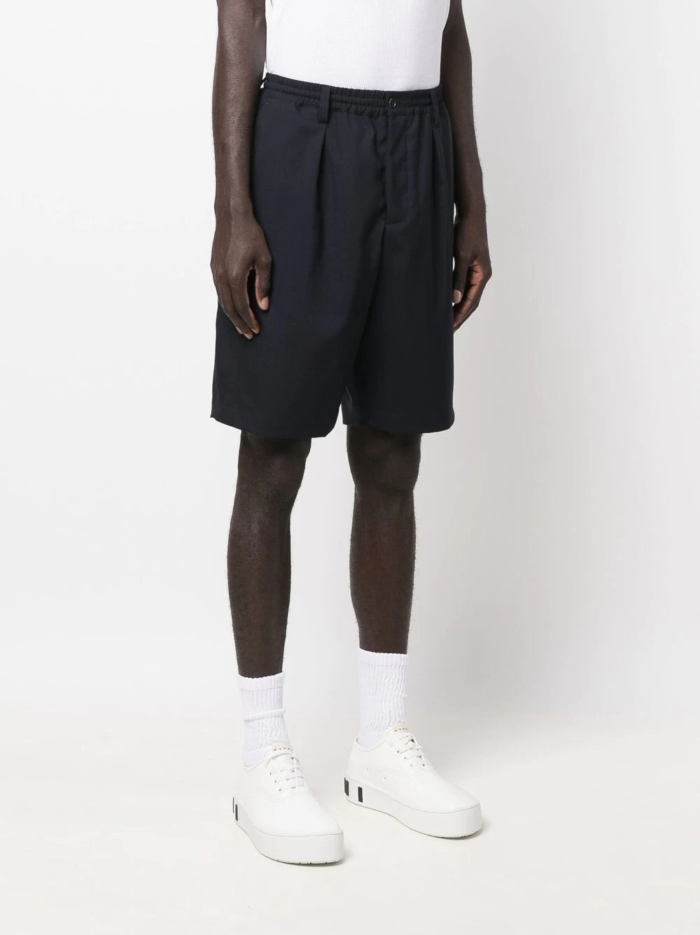 knee-length tailored shorts - 3