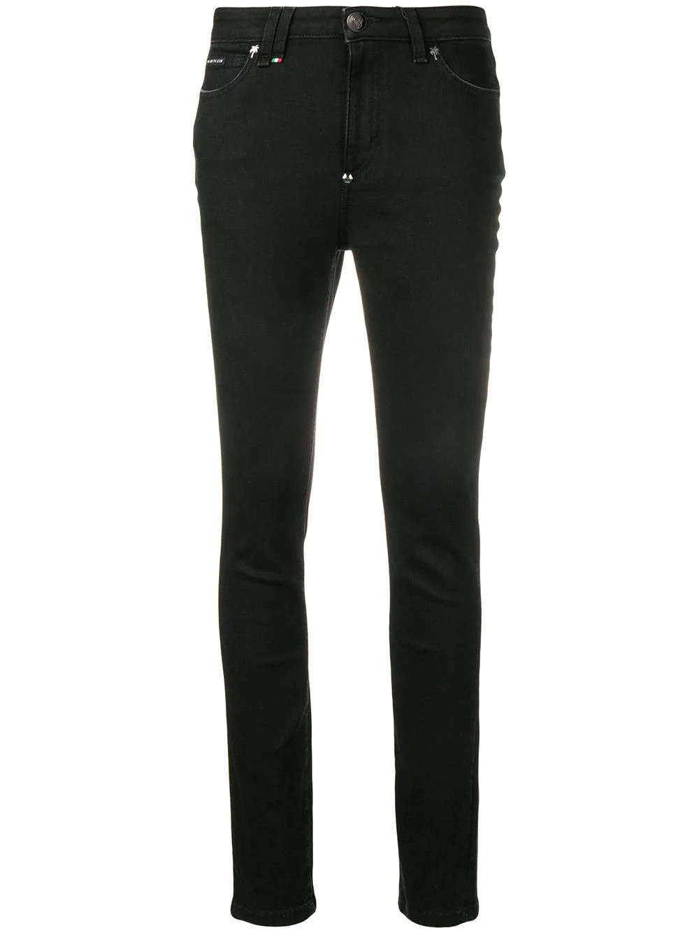 distressed skinny jeans - 1