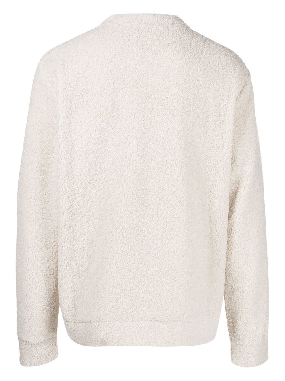 crew-neck brushed sweatshirt - 2