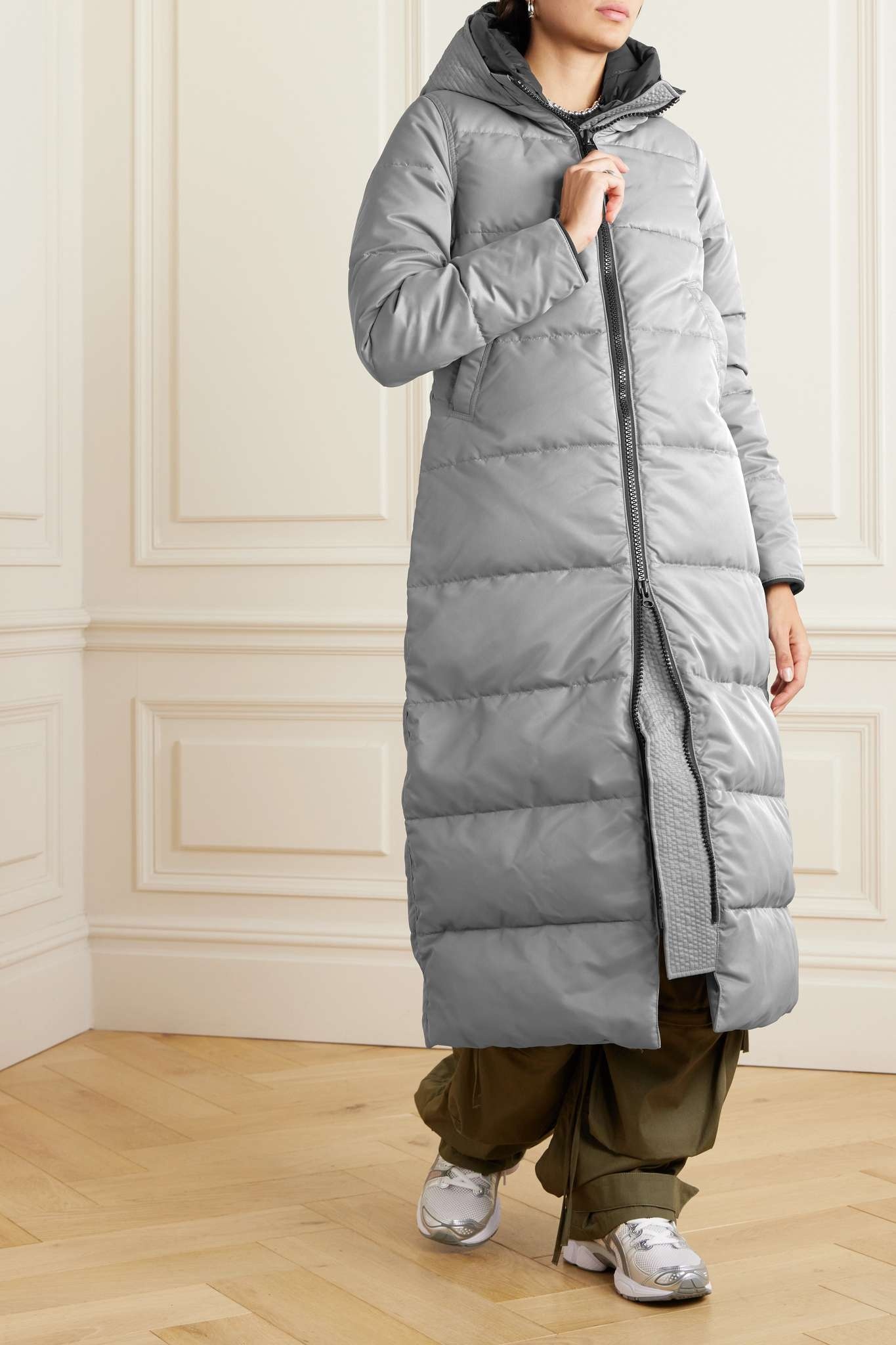 Mystique nylon quilted down coat - 3