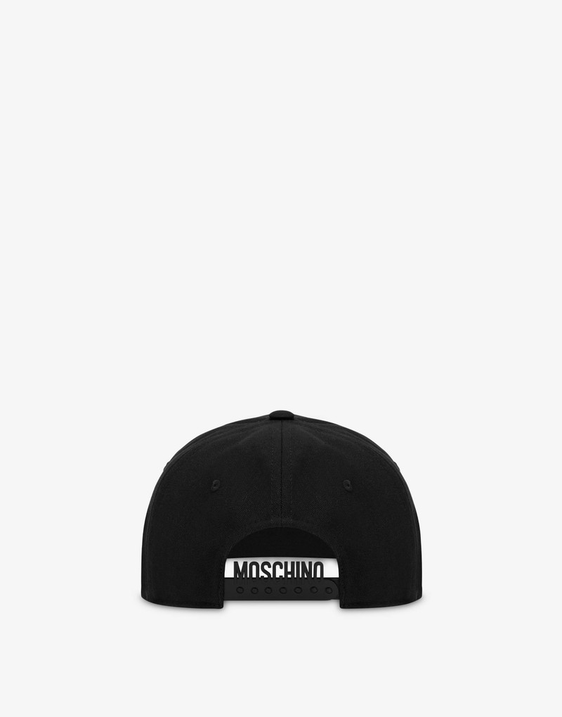 Moschino METALLIC LOGO CAP WITH VISOR outlook