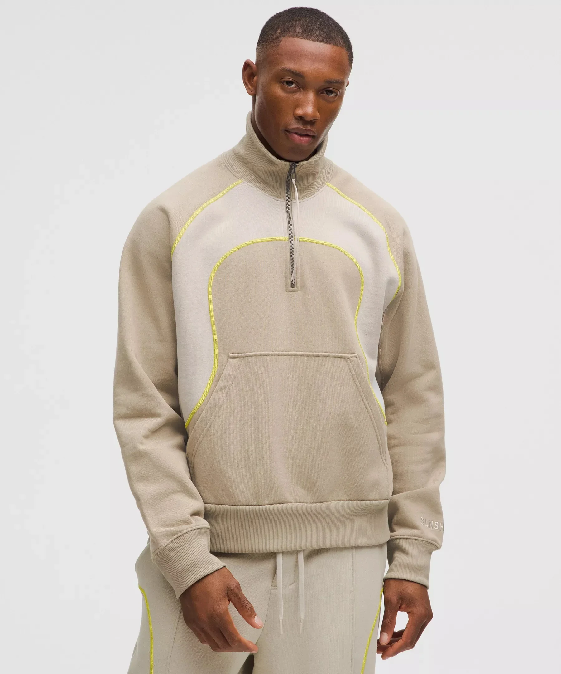 Heavyweight French Terry Quarter Zip *SLNSH Collection - 1