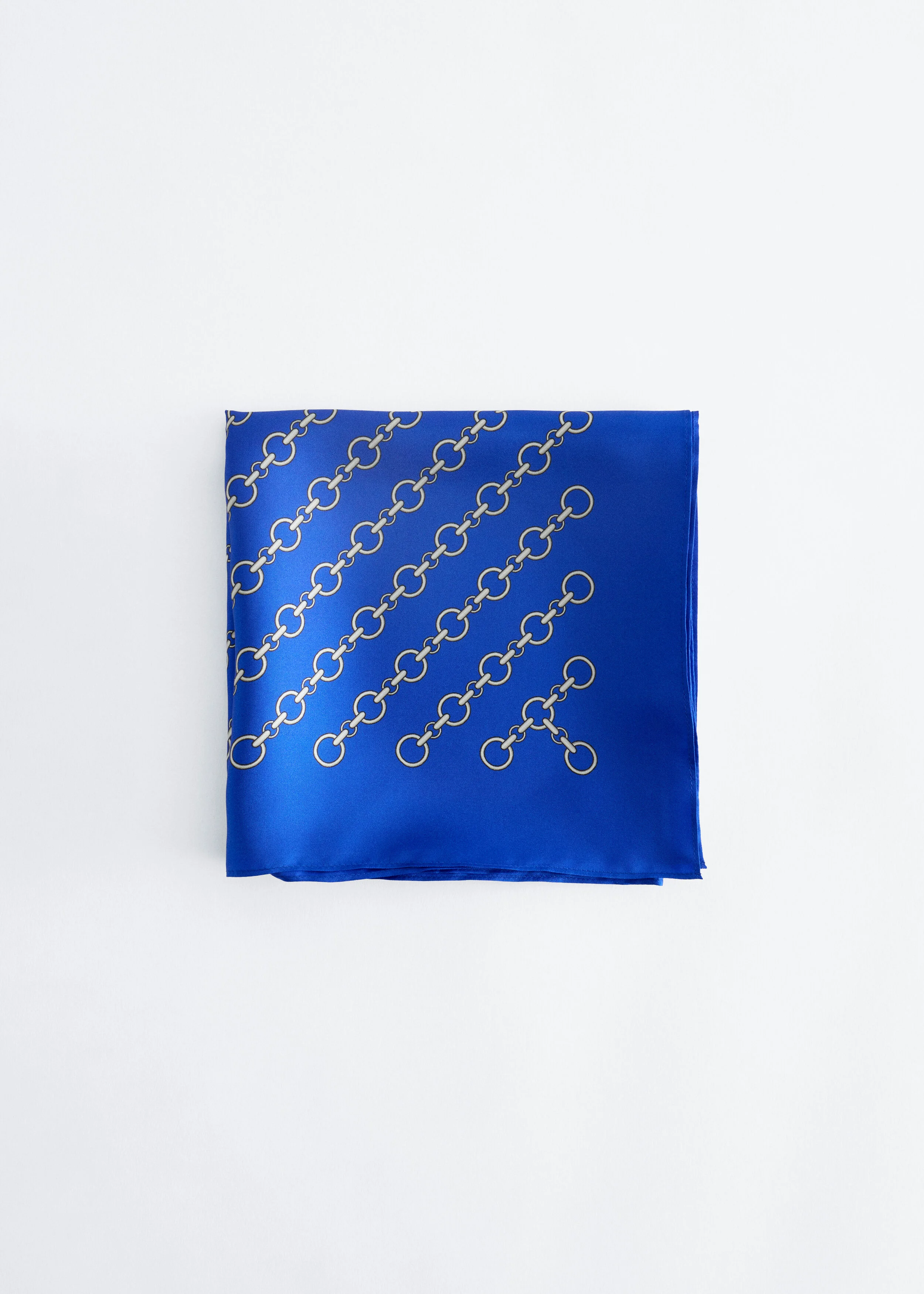 Printed Silk Scarf - 1