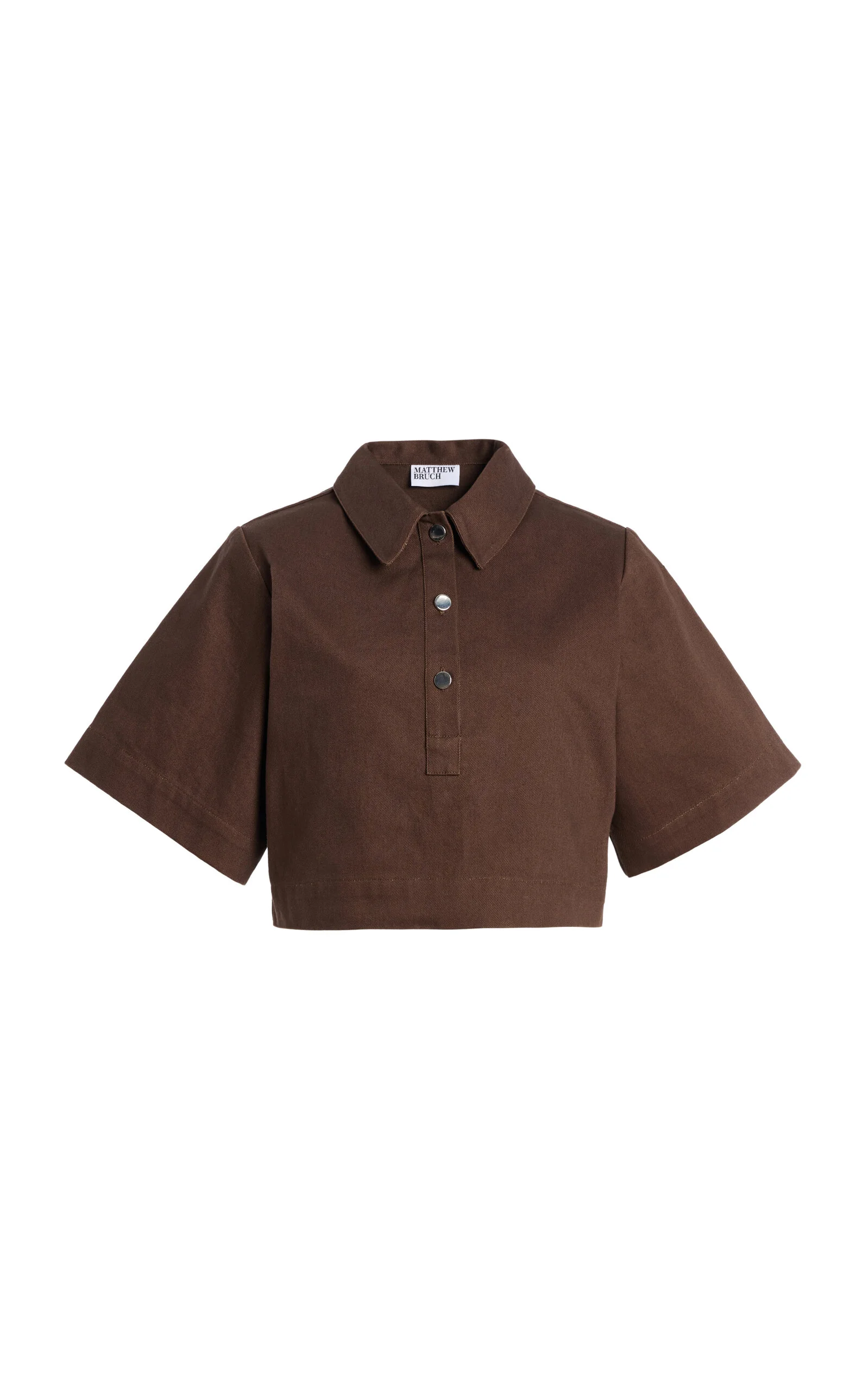 Denim Popover Top brown - 1