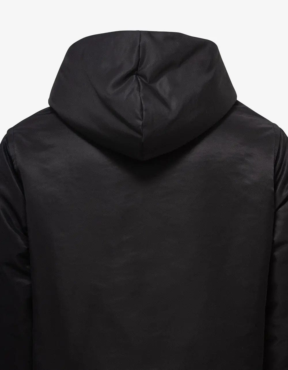 Valentino Black Stud Detail Nylon Hoodie - 4