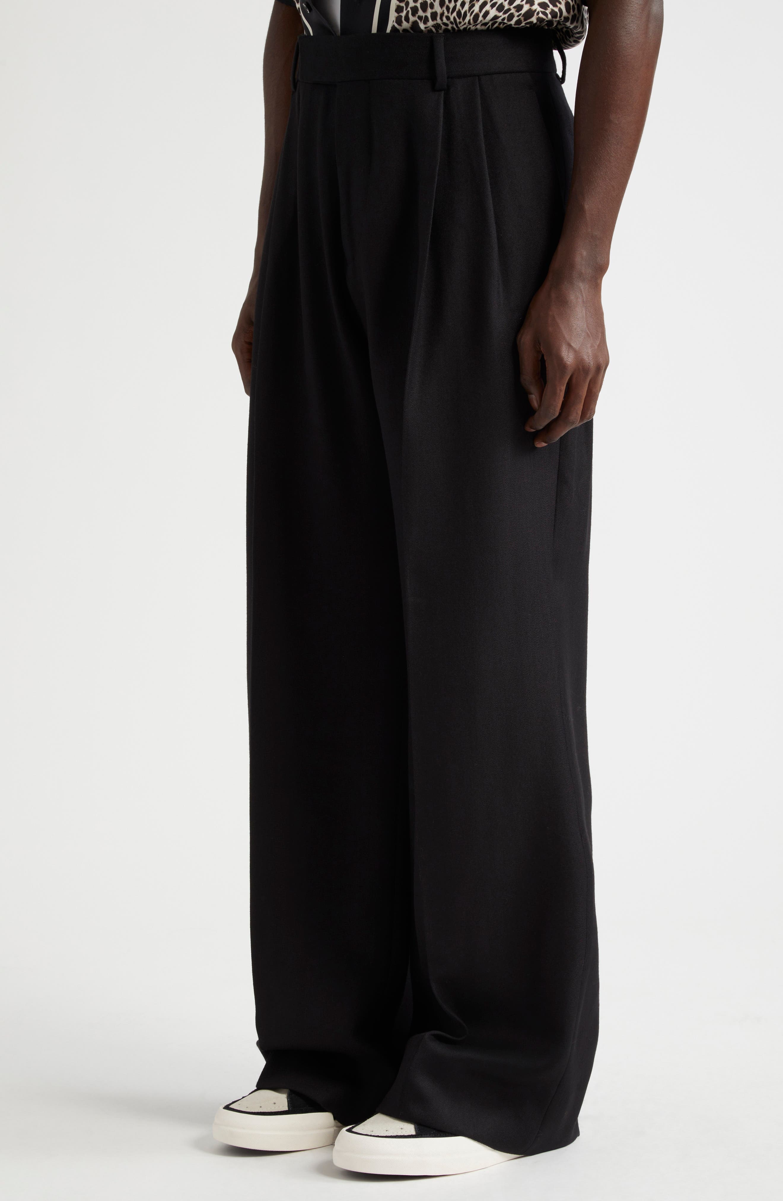 AMIRI Double Pleat Pants in Black at Nordstrom - 5