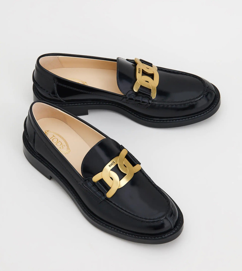 LOAFERS IN LEATHER - BLACK 3