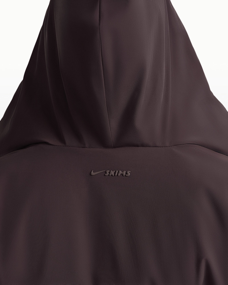 NikeSKIMS Woven Nylon Women's Wrap Coat 6