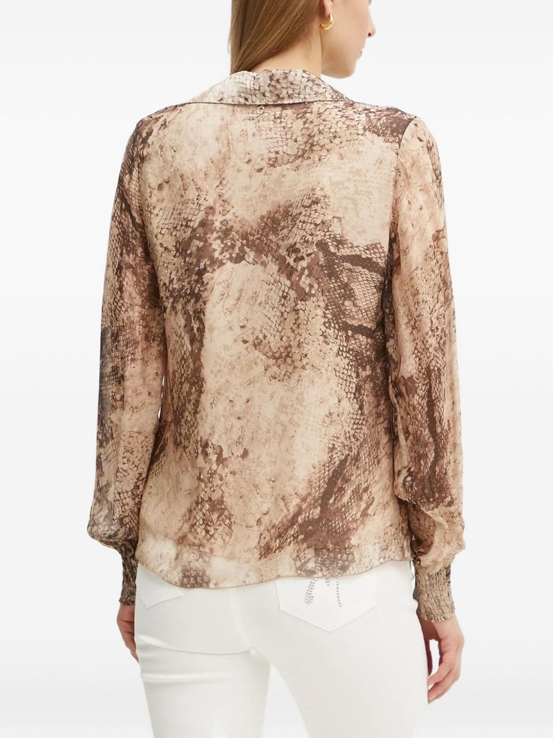 GUESS USA snake-print blouse outlook