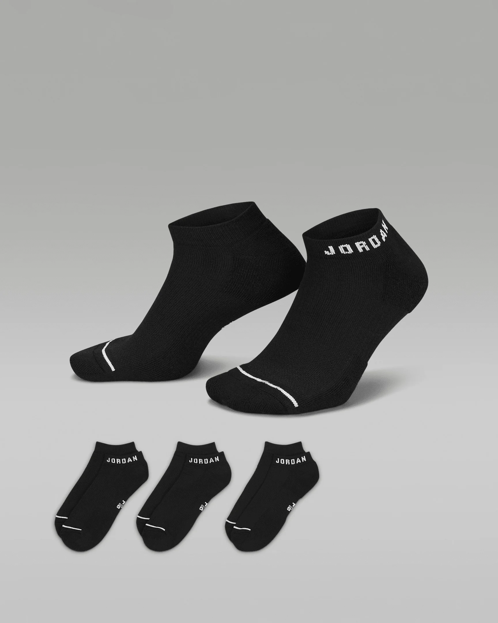 Jordan Everyday No-Show Socks (3 Pairs) - 1