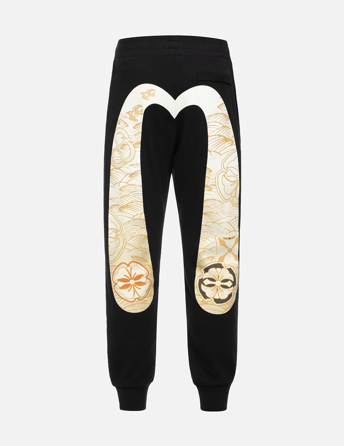HANAFUDA PATTERN DAICOCK PRINT REGULAR FIT SWEATPANTS - 2