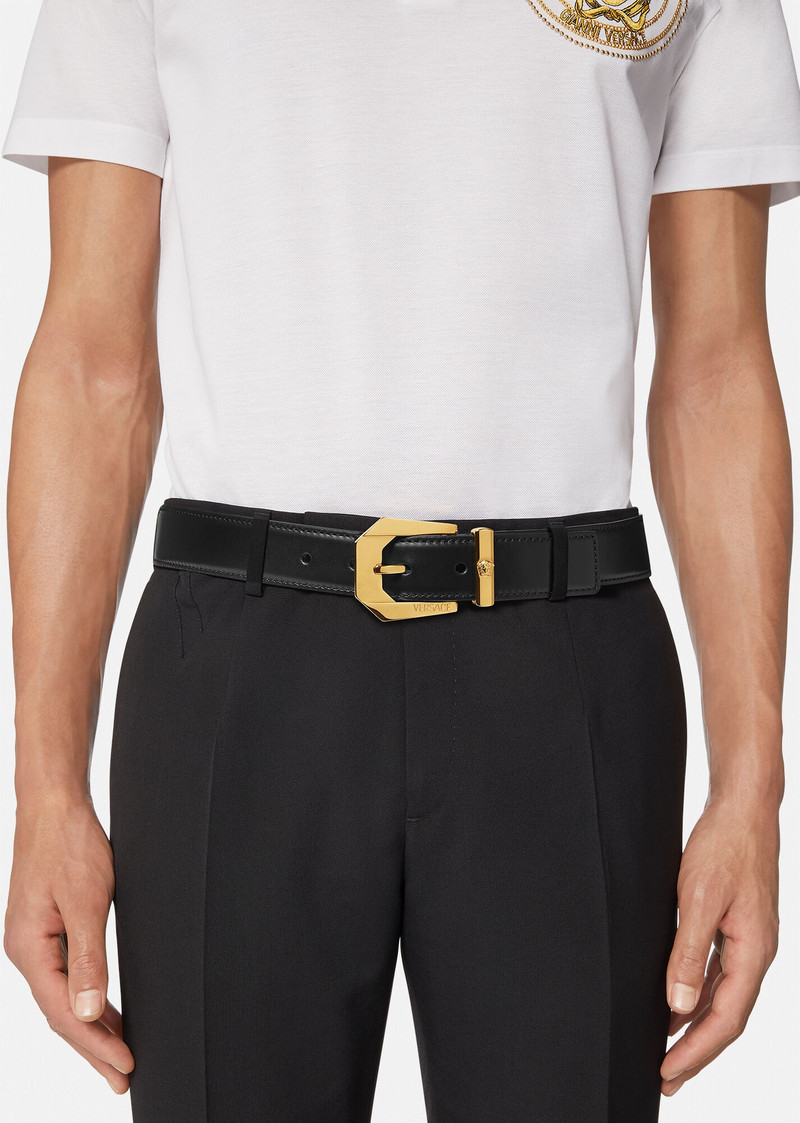 Medusa Leather Belt 3 cm 3