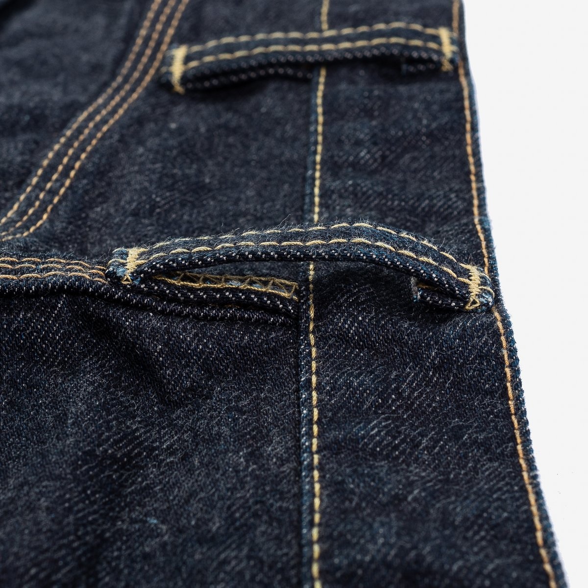 IH-828-IND 14oz Selvedge Double Knee Work Pants - Indigo - 14