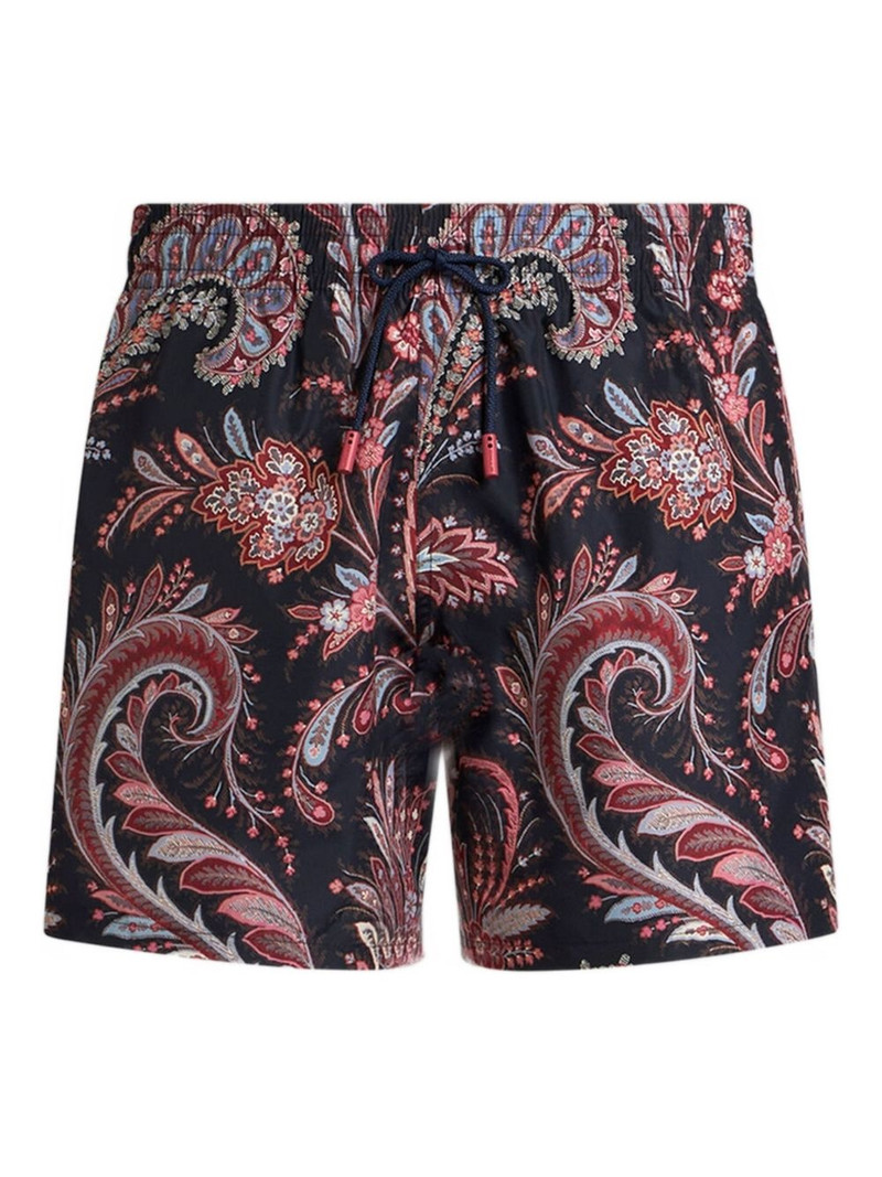 paisley-print swim shorts 1