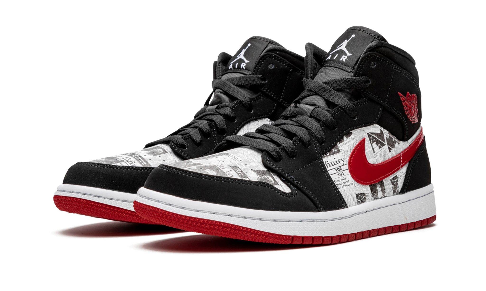 Air Jordan 1 Mid SE "Newspaper Air Times" - 2