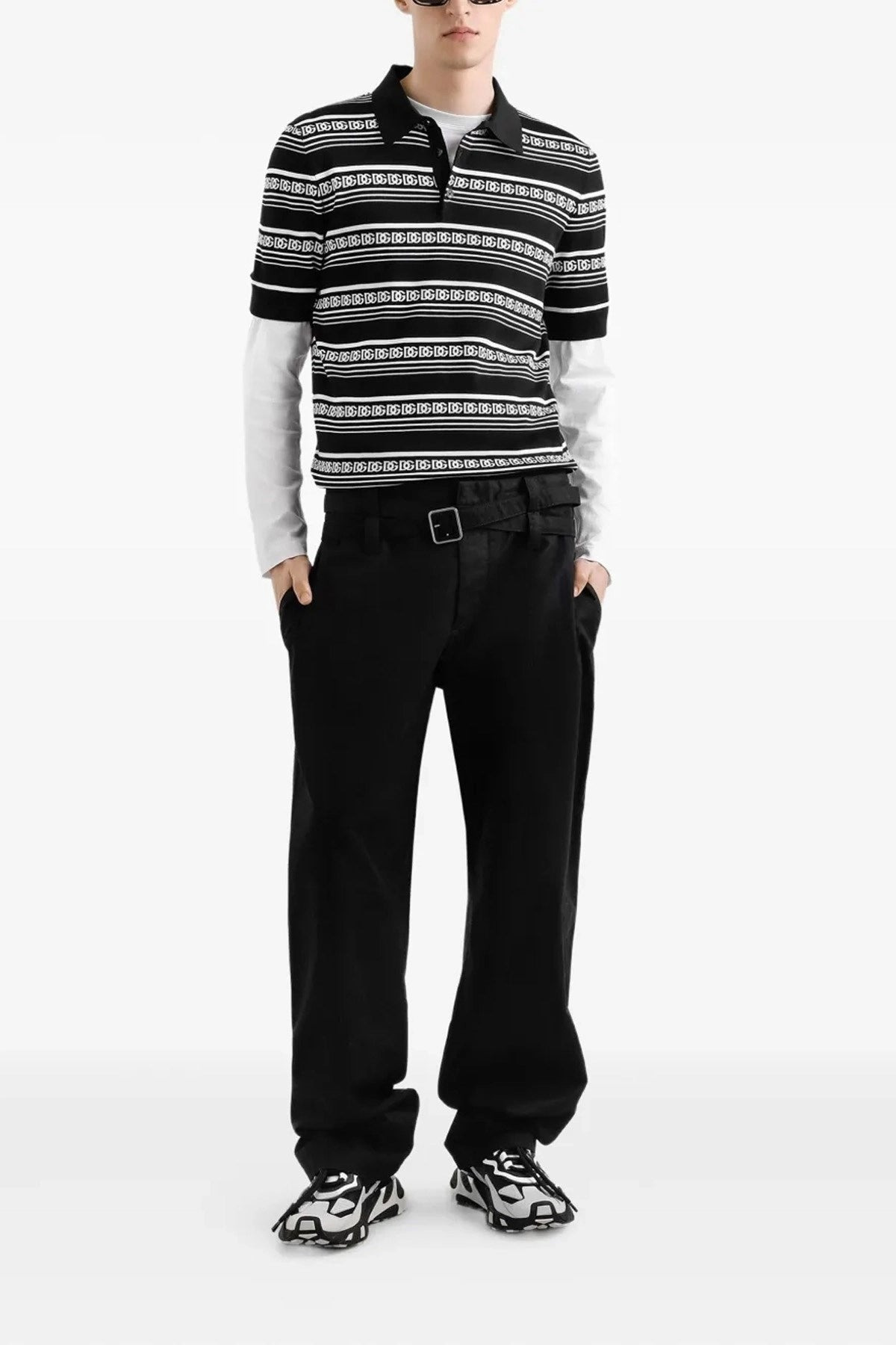 Dolce & Gabbana Men Knitted Polo Shirt - 2