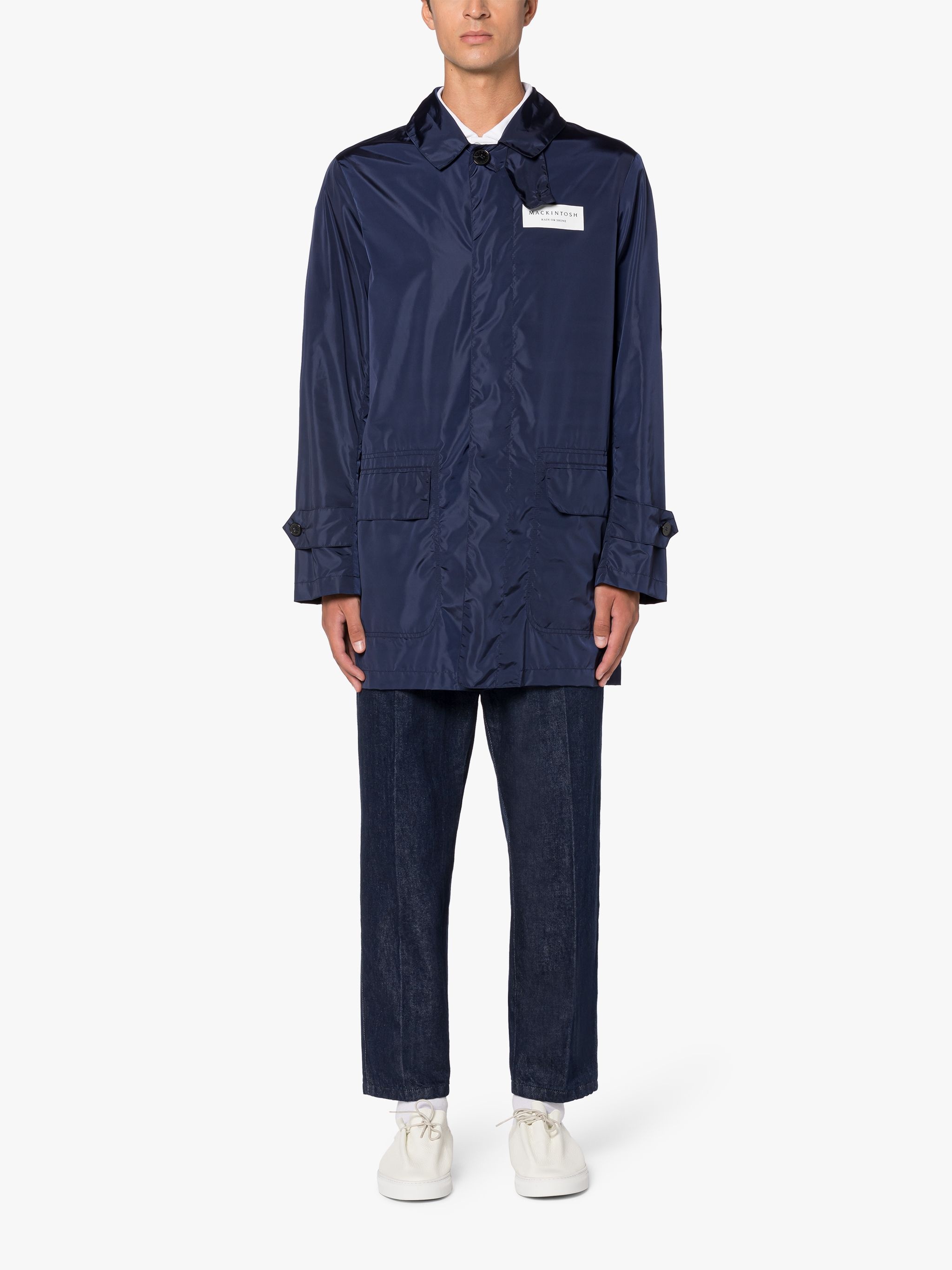RAIN X SHINE TORRENTIAL NAVY A LINE PACKABLE RAINCOAT - 1