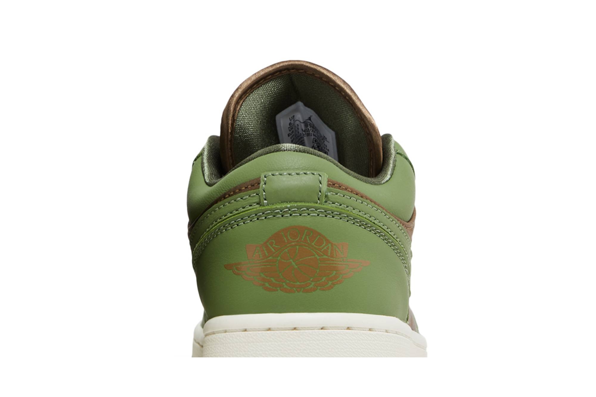 Wmns Air Jordan 1 Low SE 'Olive Brown Kelp' - 7
