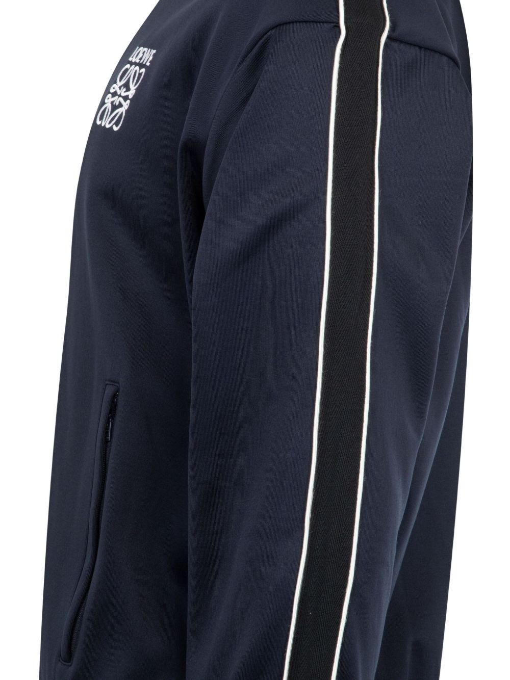 logo-embroidered track jacket - 3