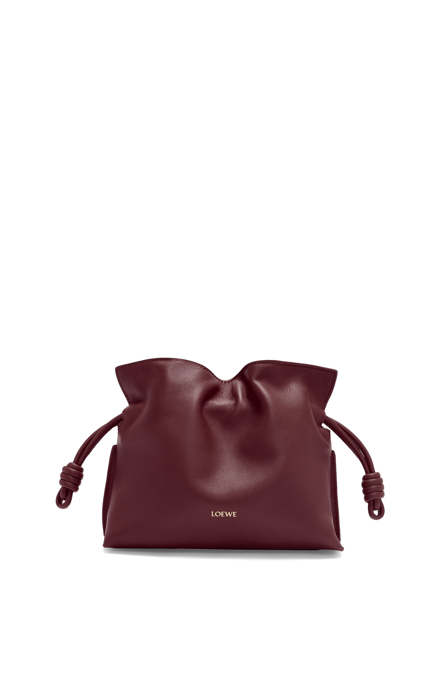 【関税&送料込】Loewe Clutch Flamenco Media In Nappa Medium Flamenco clutch in nappa calfskin Black - LOEWE