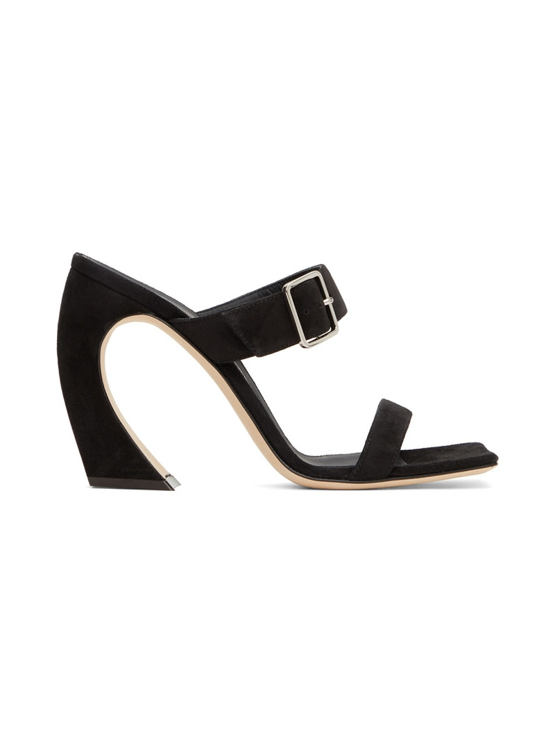 Black Musa Heeled Sandals 1
