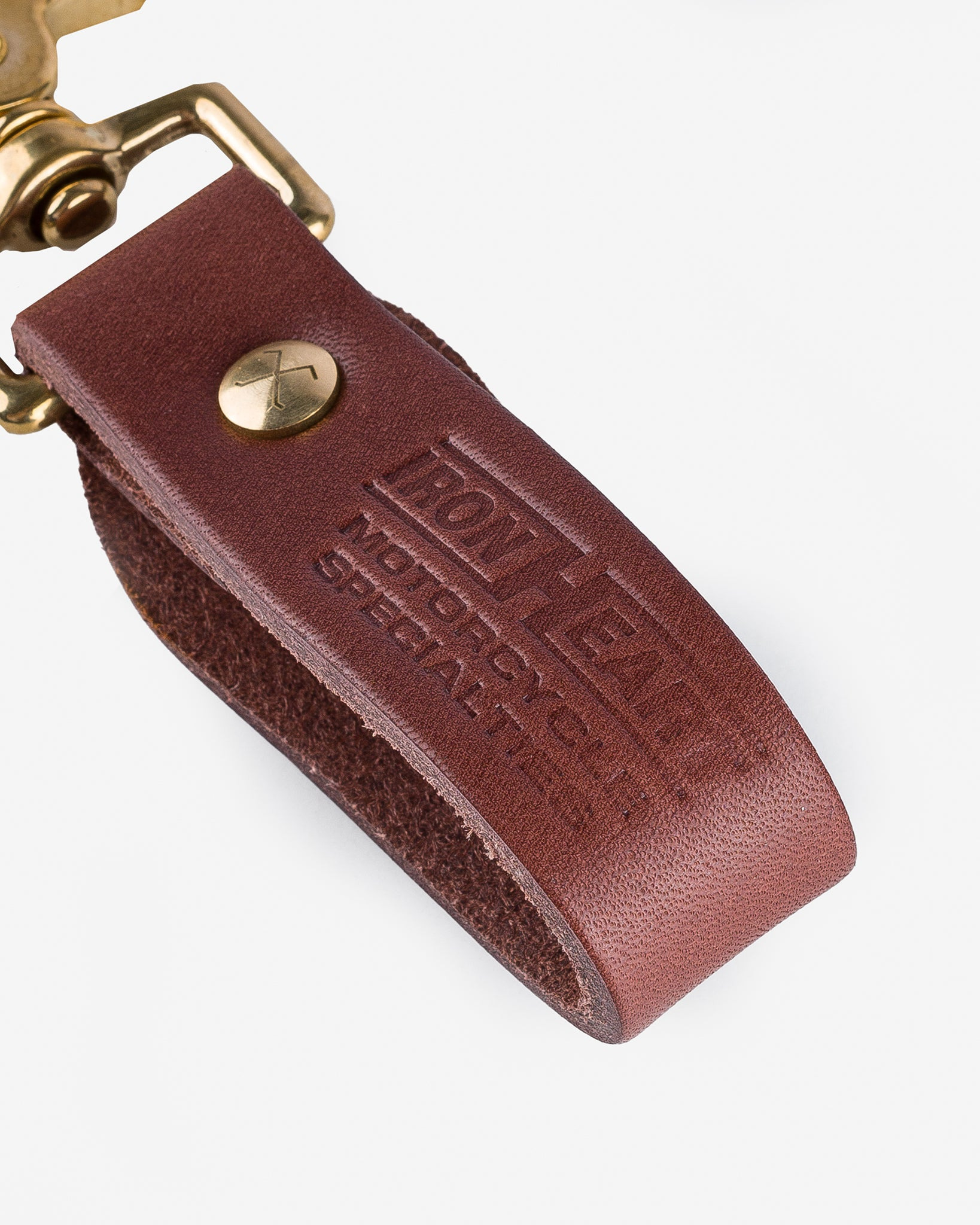 OGL-FOB-BRN OGL Leather Key Fob - Brown - 2
