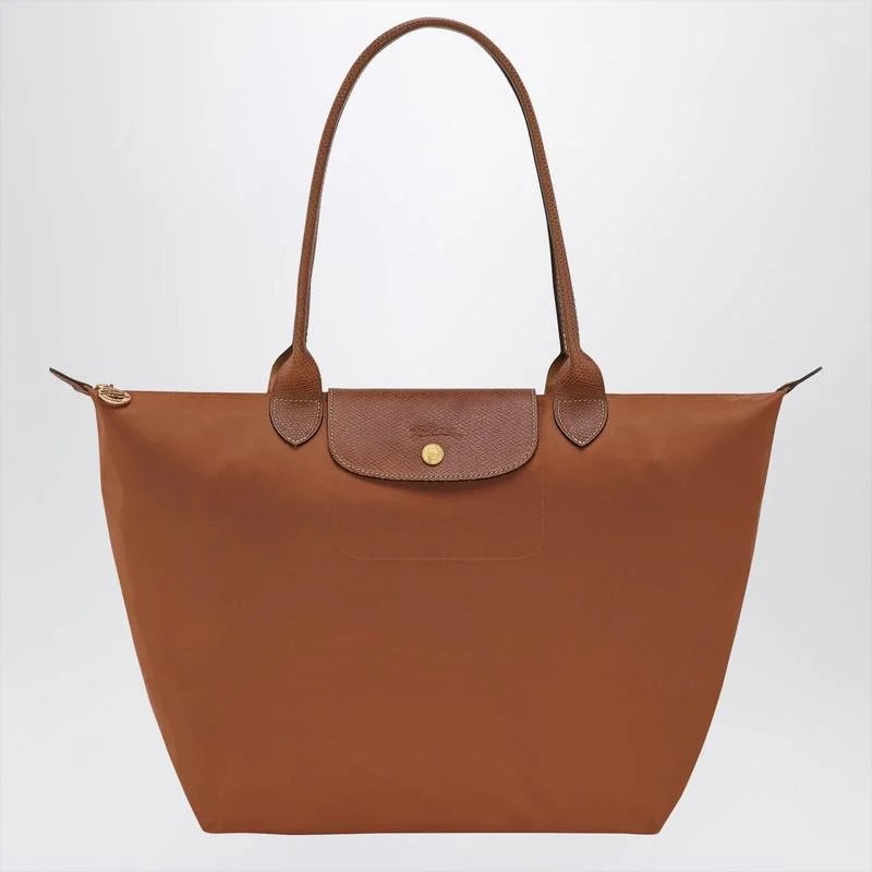 Longchamp Cognac-Coloured Le Pliage Original L Bag - 1