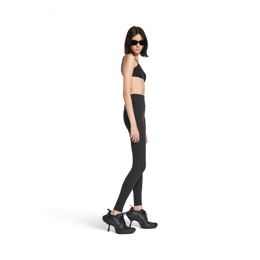 Women's Sporty Bikini in Black - 5