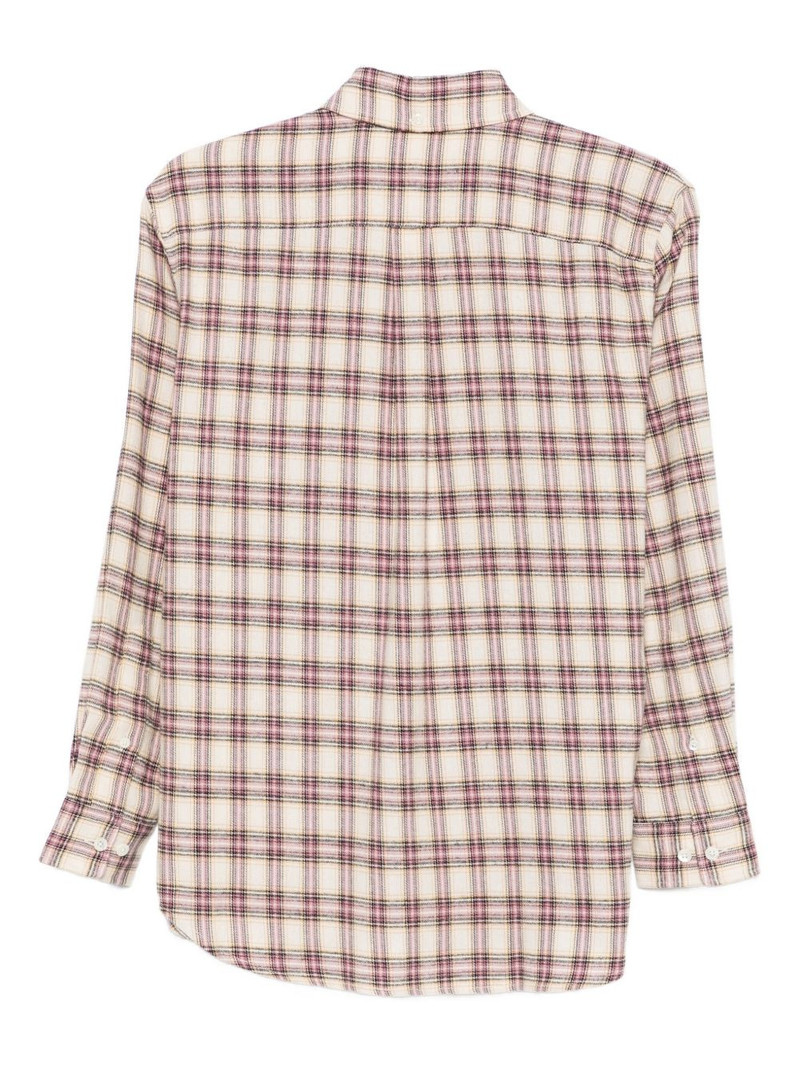 Dunst checked long-sleeve shirt outlook