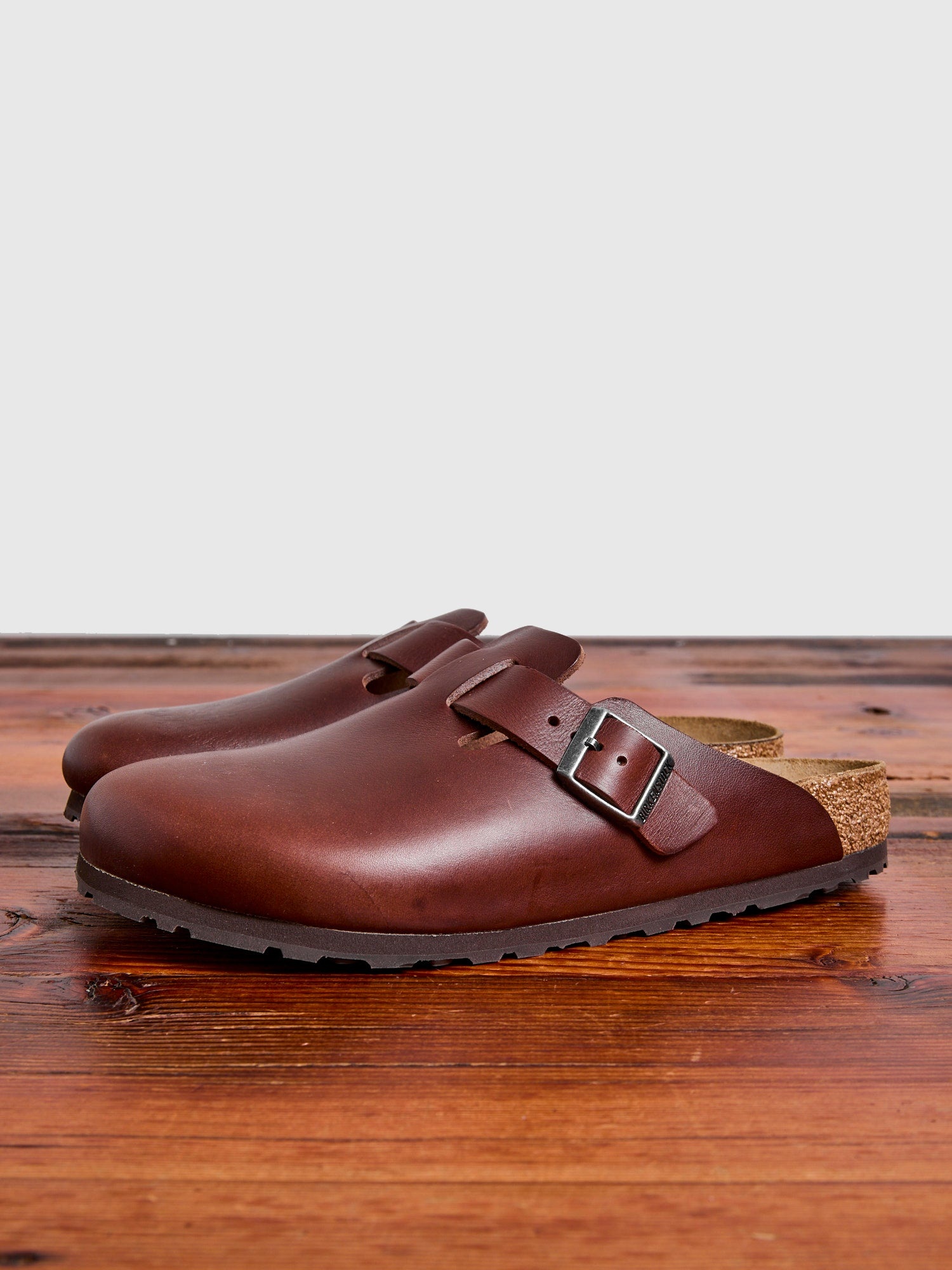 Boston Clog in Vintage Wood Roast Leather - 1