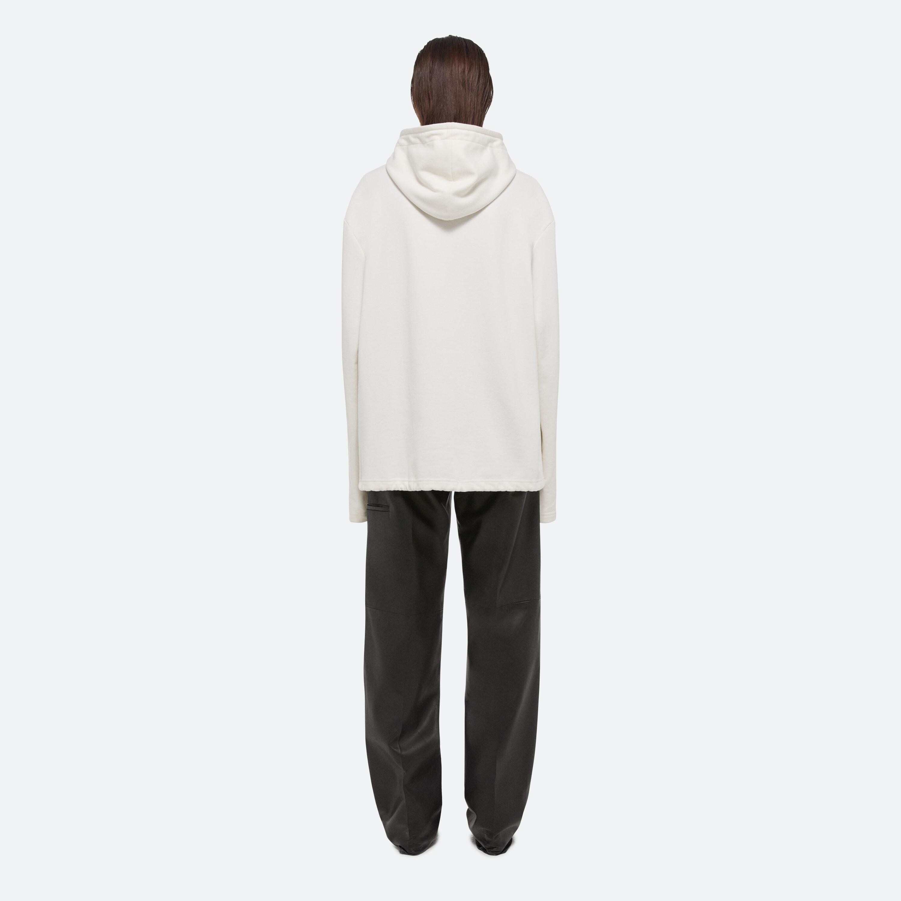 COTTON FLEECE ZIP-UP HOODIE - 9