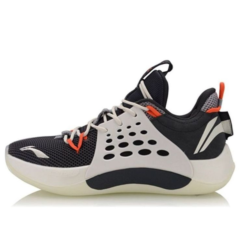 Li-Ning Sonic 7 Low x CBA 'White Gray Black' ABAP033-1 - 1