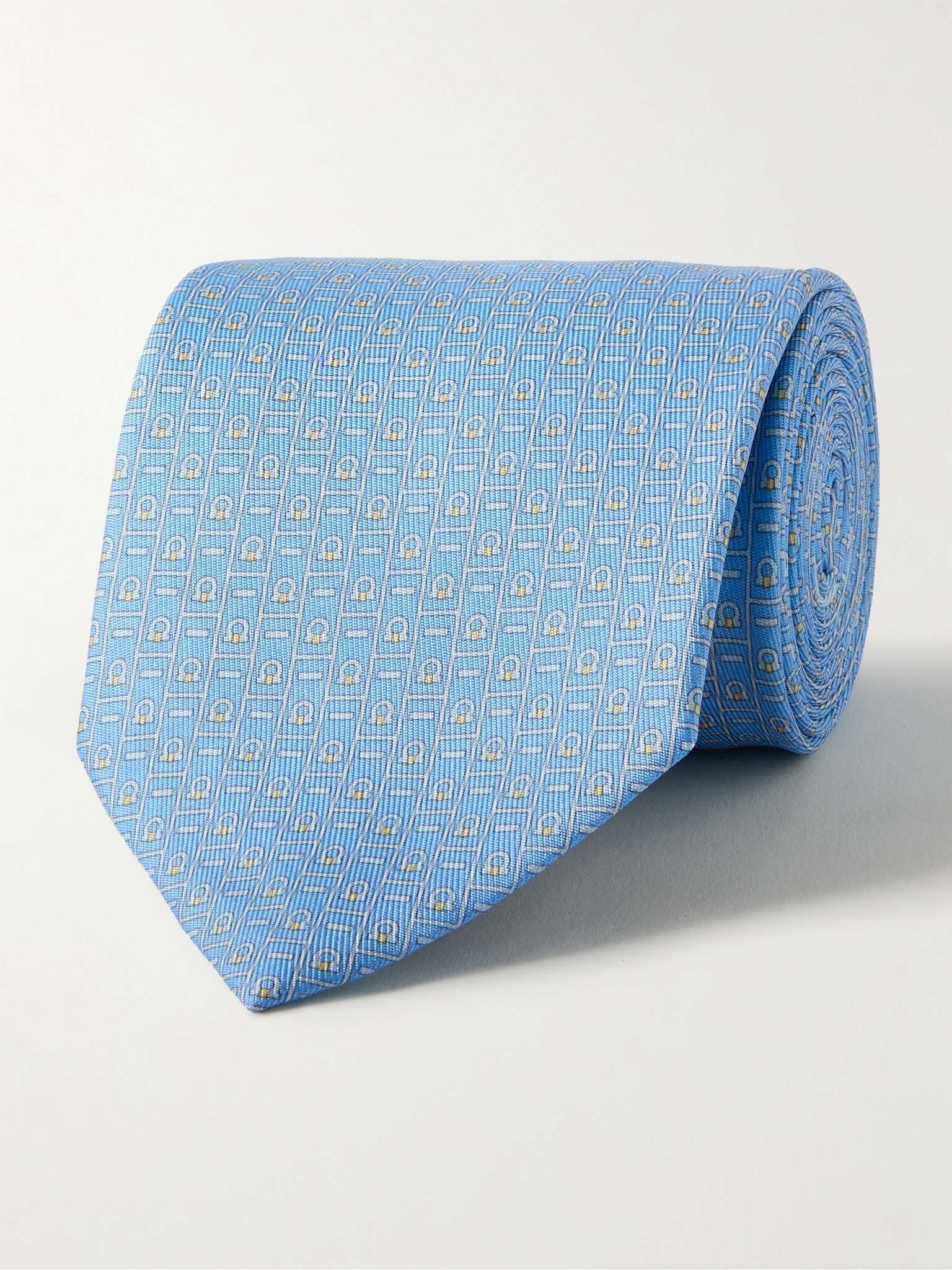 8cm Logo-Print Silk-Twill Tie - 1