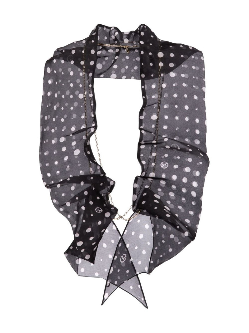 polka dot scarf 1