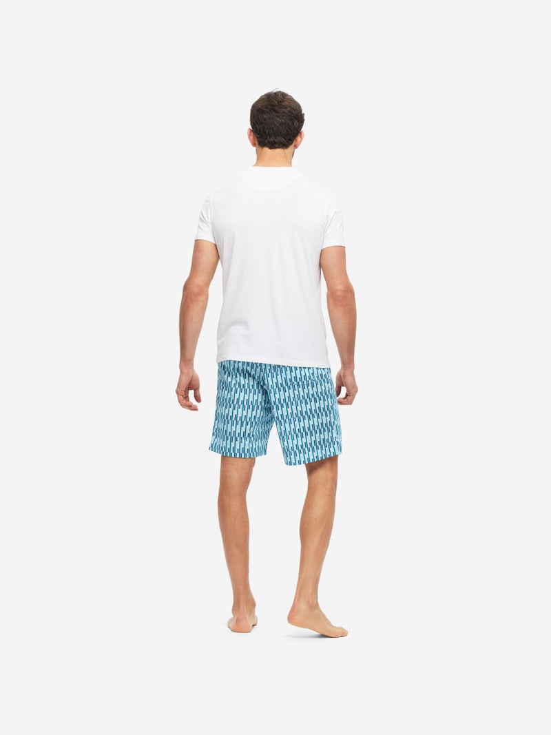 Men's Lounge Shorts Ledbury 53 Cotton Batiste Multi - 4