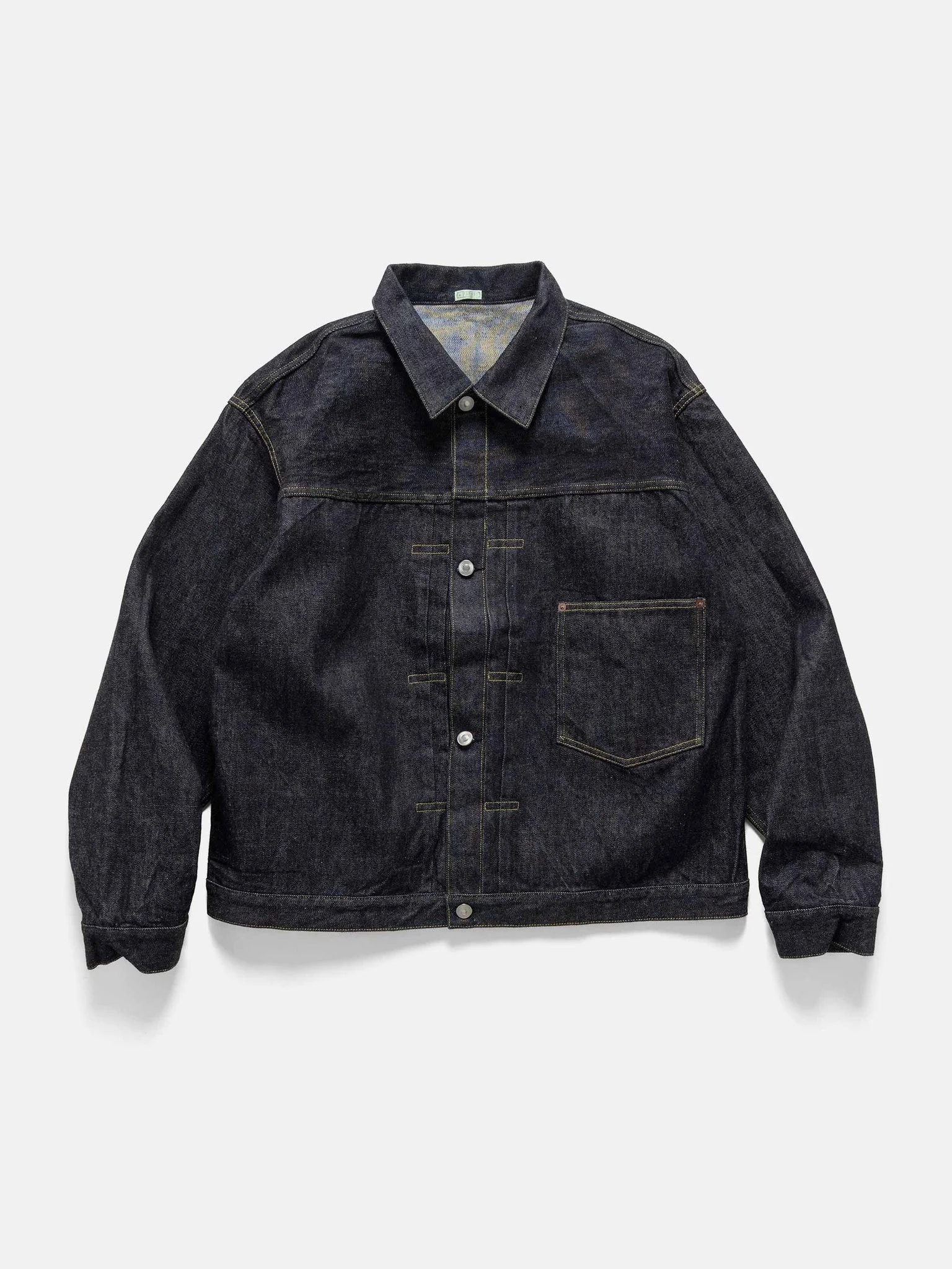1st Type Denim Jacket One Wash - 1