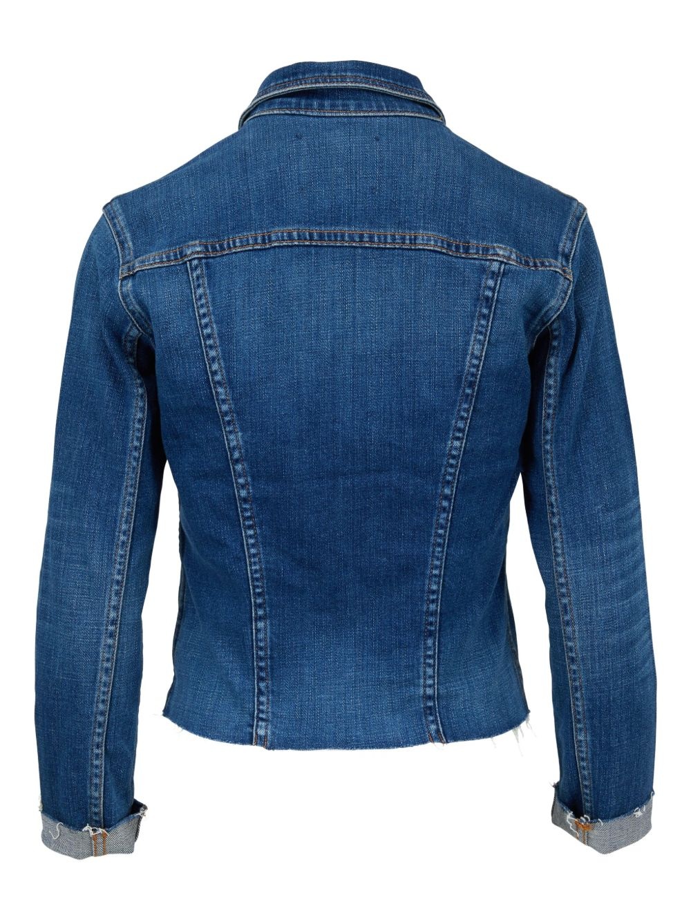 distressed denim jacket - 4