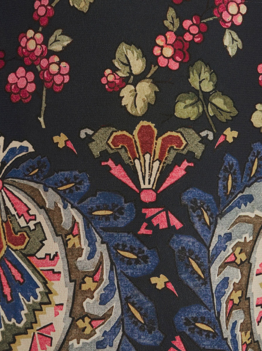 PALAZZO TROUSERS WITH BERRY PRINT - 6