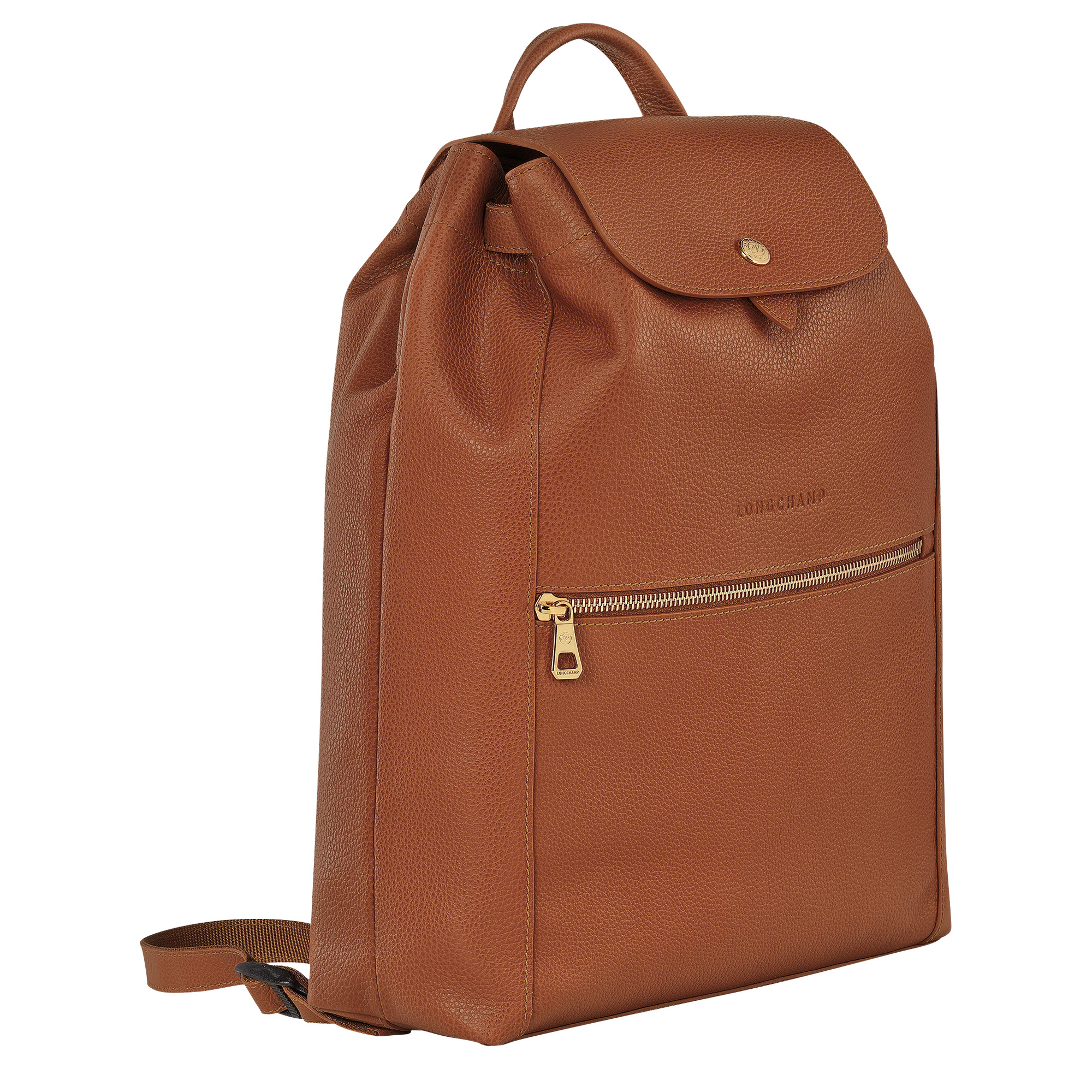 Le Foulonné Backpack Caramel - Leather - 3