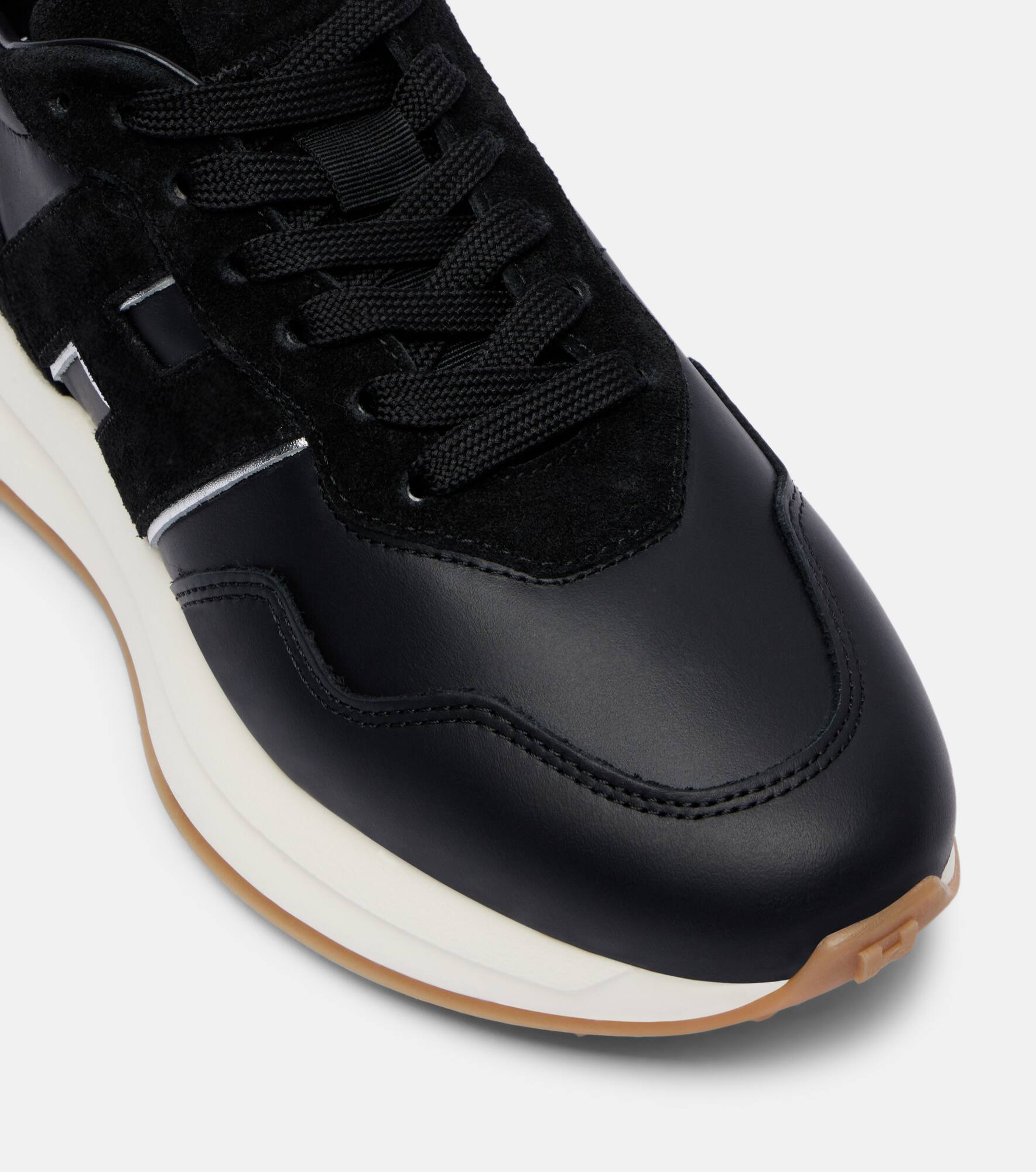 H641 suede and leather sneakers - 5