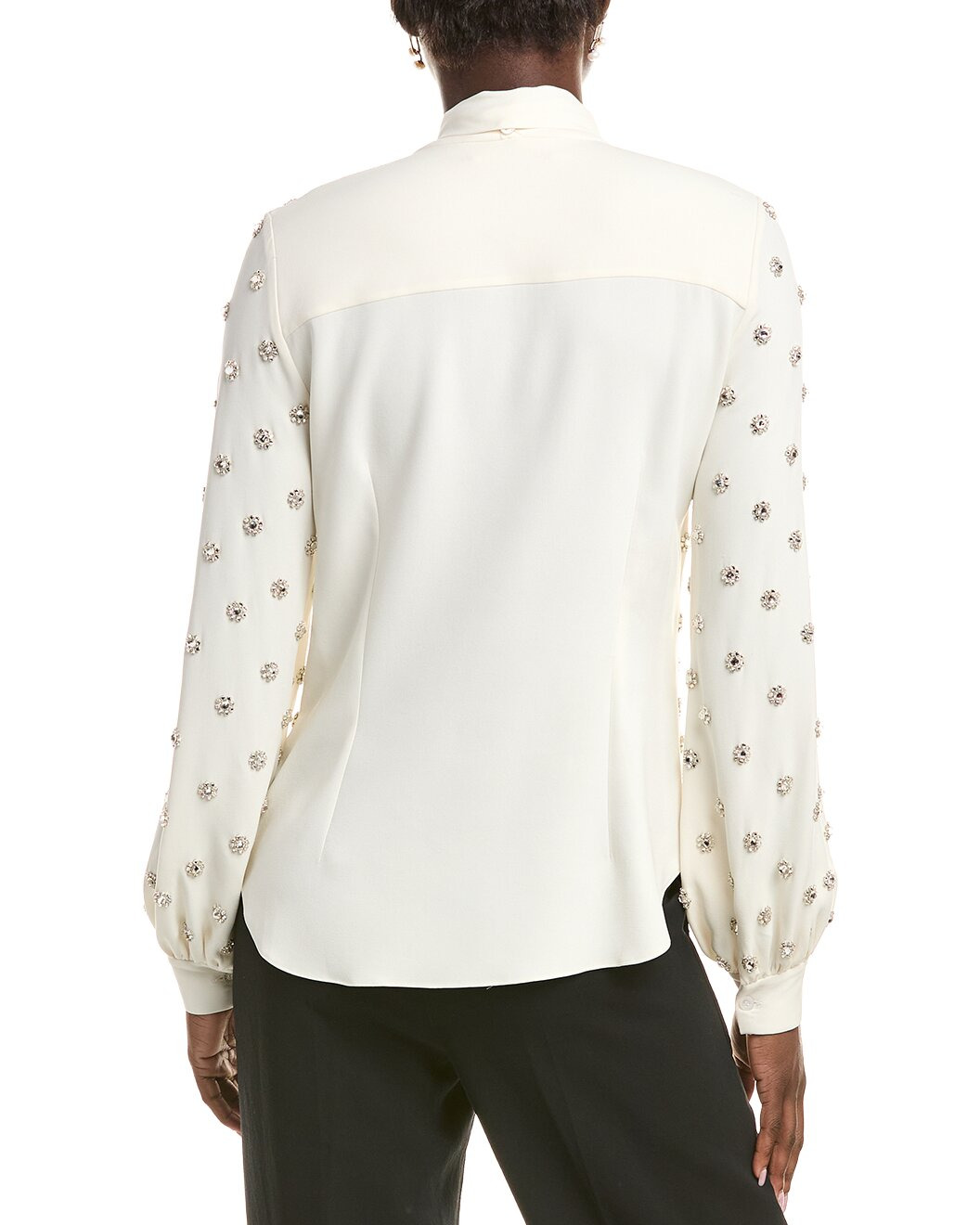 Oscar de la Renta Silk-Blend Blouse - 2