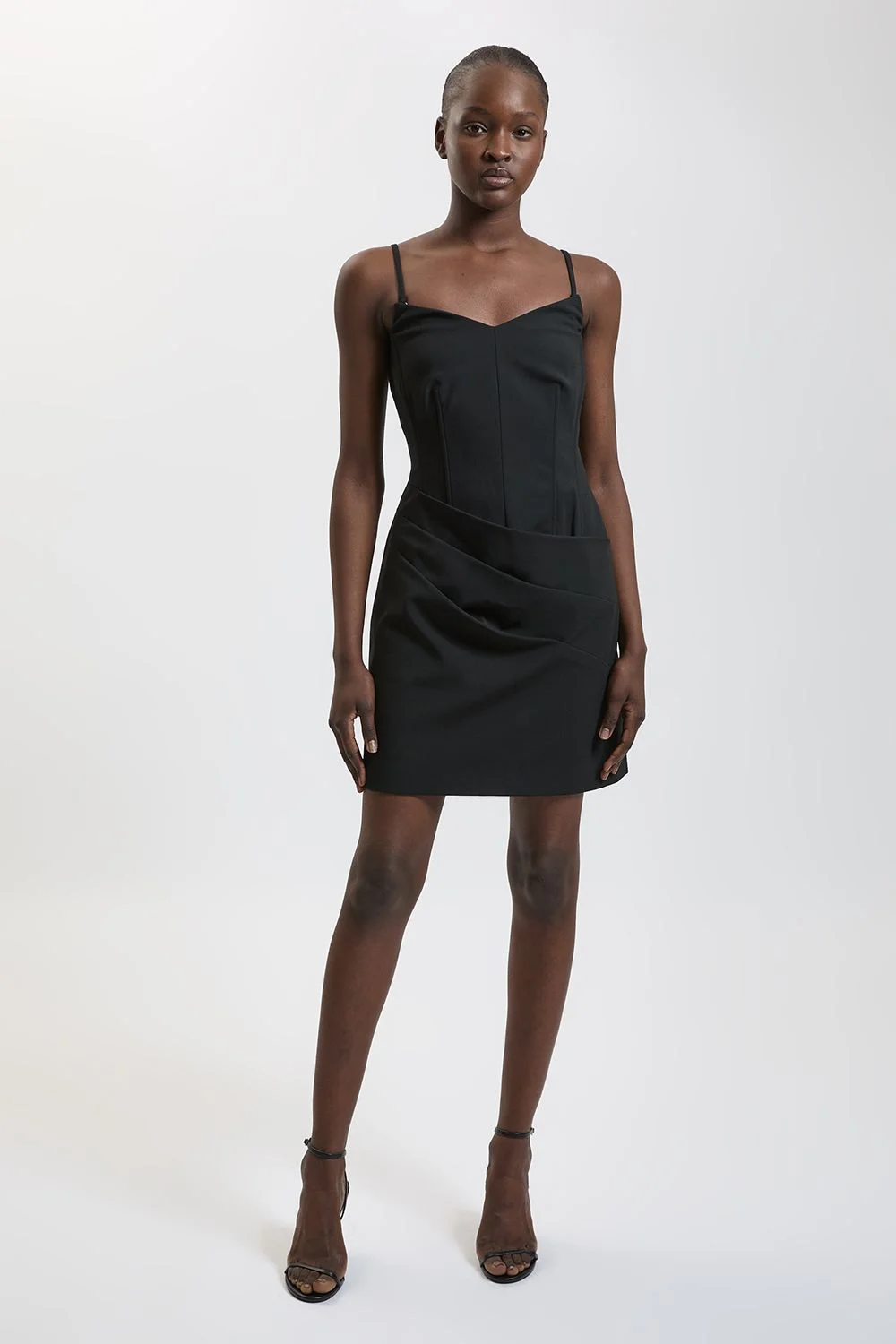 Compact Stretch Bandeau Mini Dress - 1