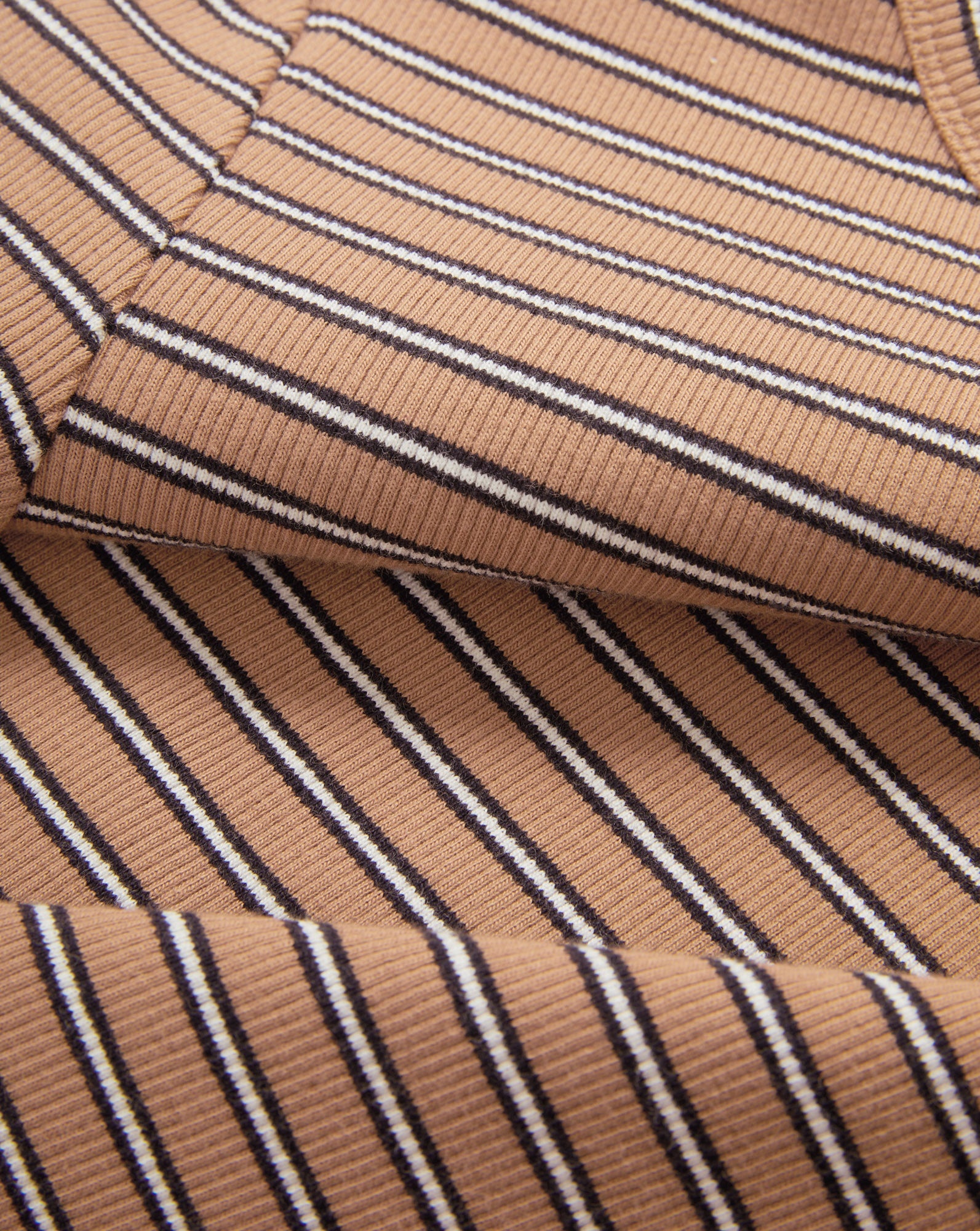PRUITT STRIPED RIBBED TEE - 4